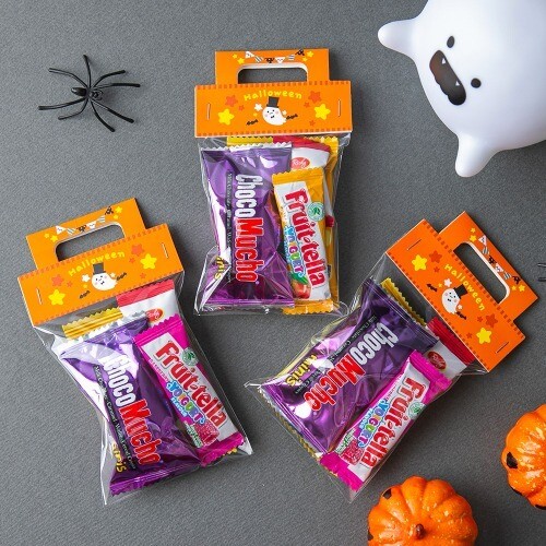 [오늘출발]할로윈파티 4종 간식 1호 세트+무료라벨 학원 학교 어린이집 단체 대량 선물 구디백 이벤트 파티 개별포장
