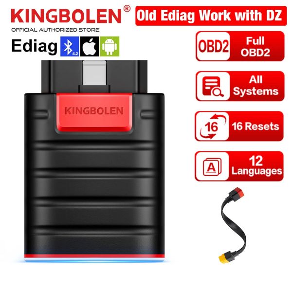 자동차 스캐너 차량 점검기 진단기 KINGBOLEN-Ediag 오래된 부팅 모든 시스템 전체 소프트웨어 1 년 무료 O