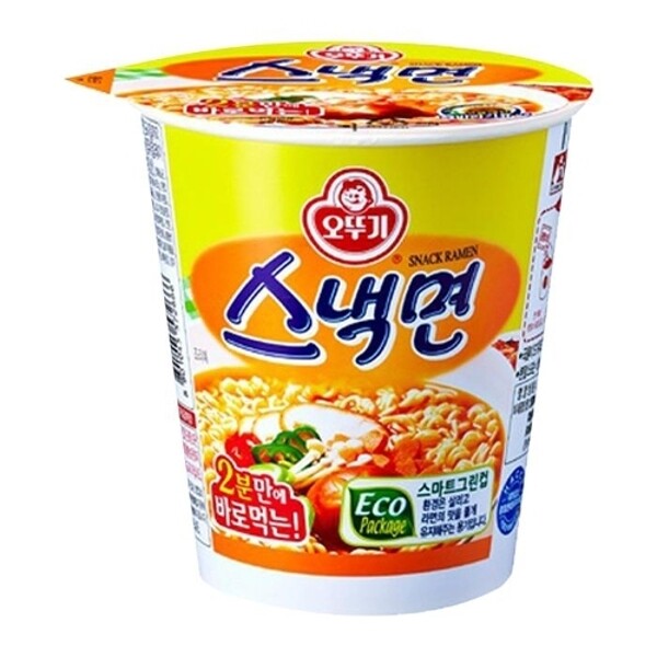 오뚜기 오뚜기스낵면작은컵62g6개