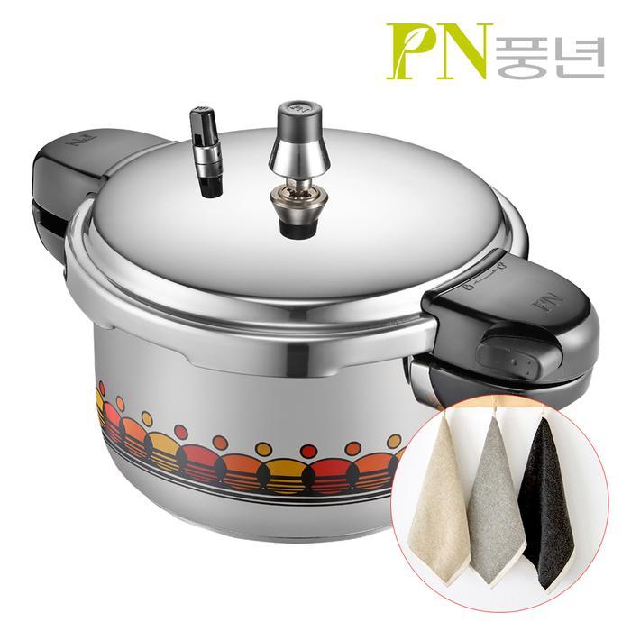 고급 핸드타월 사은품 증정 풍년압력밥솥 하이클래드 비엔나IH 10인용 / 인덕션 겸용