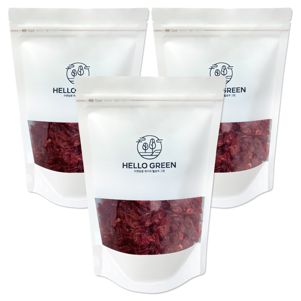 헬로우그린 구례 건조 산수유 300gX3(팩) 총900g