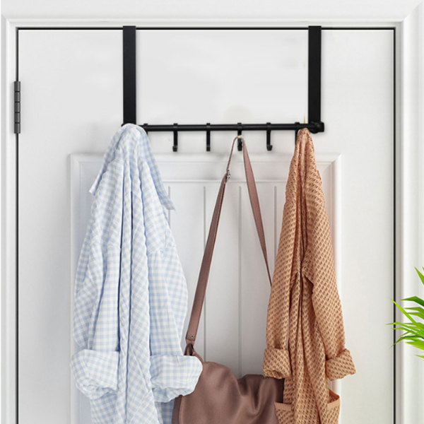 [오늘출발] 롱타입 도어행거 긴 문걸이 소품걸이 가방걸이 문옷걸이 방문옷걸이 6도어후크