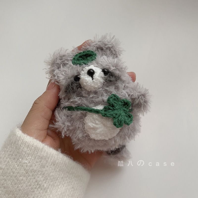 귀여운 곰 토끼 고양이 커비 봉제 동물 캐릭터 애플 에어팟 1 2 3  배낭 라쿤 Airpods Pro(2세대 USB-C타입
