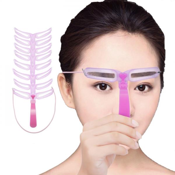 [오늘출발] 일자 그리는법 다듬기 아치형 눈썹 틀 그리기 아이브로우 8종 정리 가이드 모양 분리형 수정 도구 툴