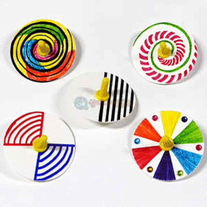 과학수업 꾸미고~돌리고~ 착시팽이(10인 세트) /만들기키트