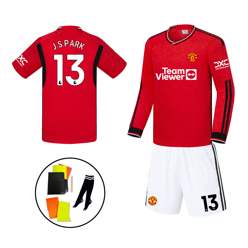 풀세트 23-24 맨유 홈 유니폼 13번 박지성 (아동용/성인용)