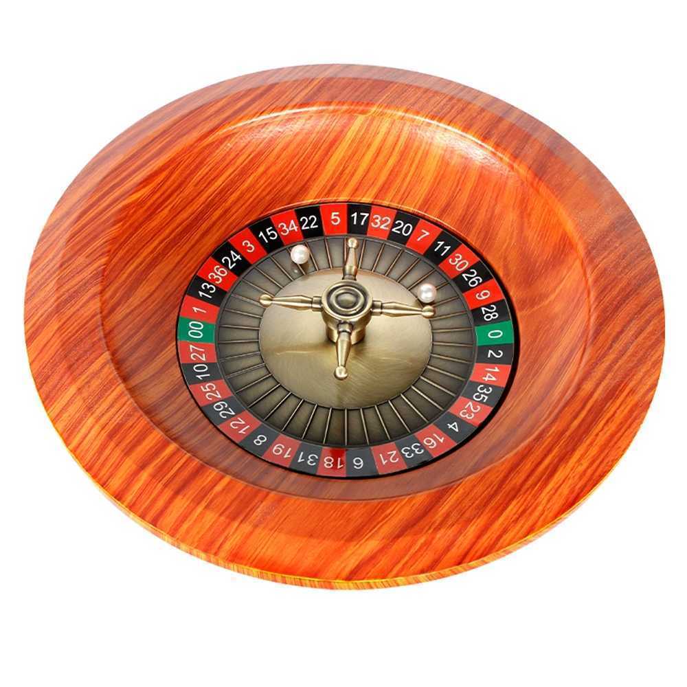 룰렛 바카라 홀덤 술게임 보드게임 12인치 나무 고급