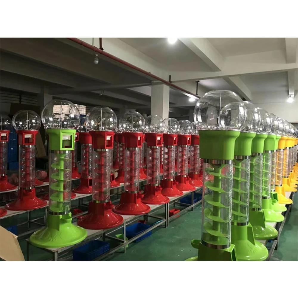 동전 운영 슬롯 머신 아케이드 캔디 공급 큰 캡슐 껌 자동 기 대량 페니-에-슬롯