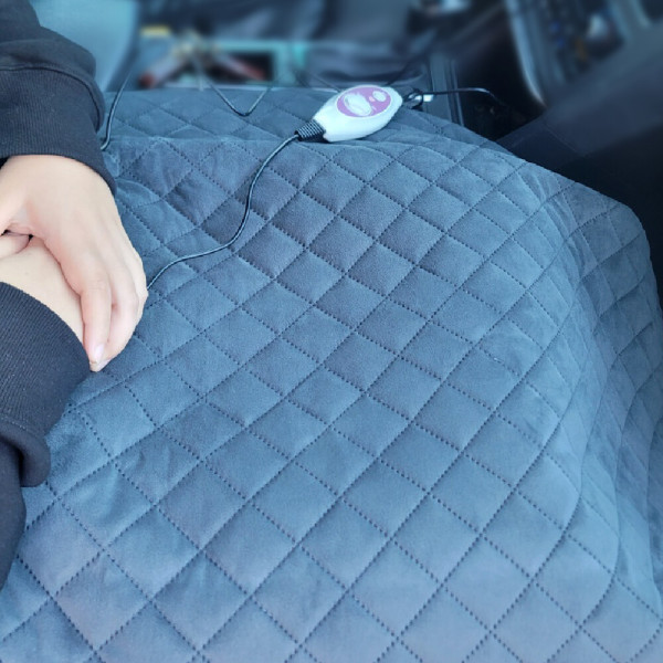 국산 차량용 온열 전기 무릎담요 12V 시거잭 정온발열 전기담요