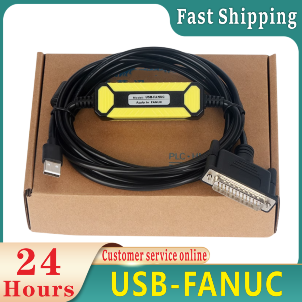 USB-FANUC CNC RS232 통신 케이블 USB 변환 DB25 시리얼 다운로드