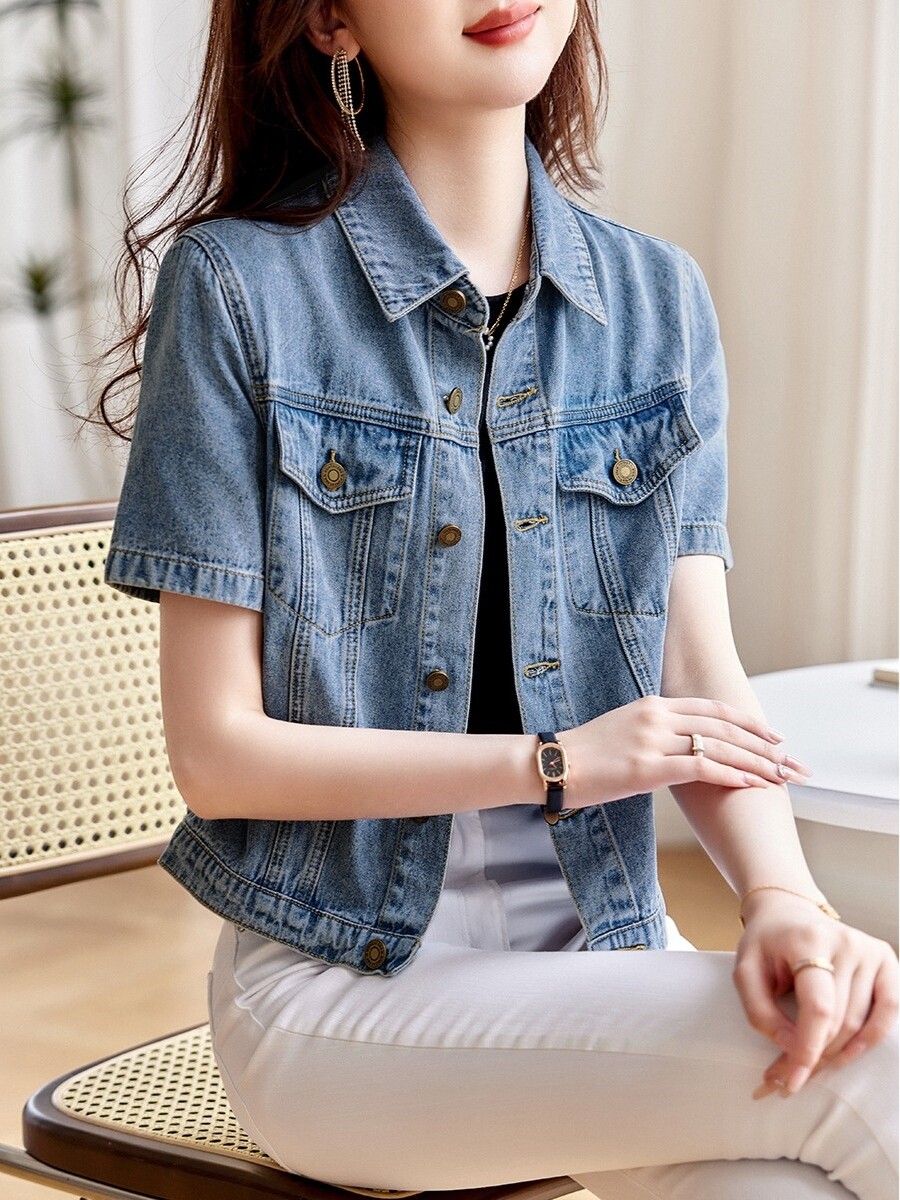 여성 청자켓 여름 트위드자켓 가디건 아우터 오버핏 명품 고급 홍콩 상의