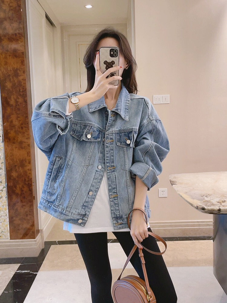 여성 청자켓 트위드자켓 고급 가디건 아우터 데님 오버핏 여름 명품 홍콩