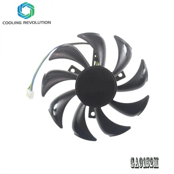 85MM GA91S2M DC12V 0.25A -PFTA 사파이어 용 4 핀 그래픽 팬 RX560 RX550 2G D5 카드 냉각