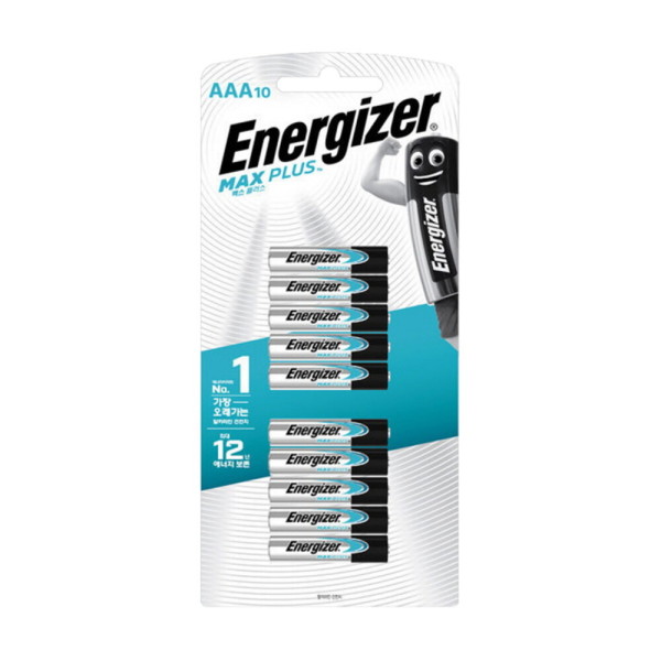 [에너자이저홀딩스]에너자이저 에너자이저 알카라인 건전지 맥스 플러스 AAA10 1.5V 10개입