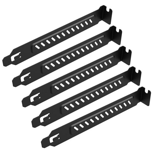 열 분산 PC 케이스 알루미늄 합금 PCI 배플 확장 그래픽 카드 비디오 슬롯 플레이트 5 개