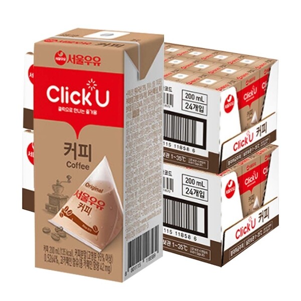 서울우유 서울우유 클릭유 커피우유 200mlx48개