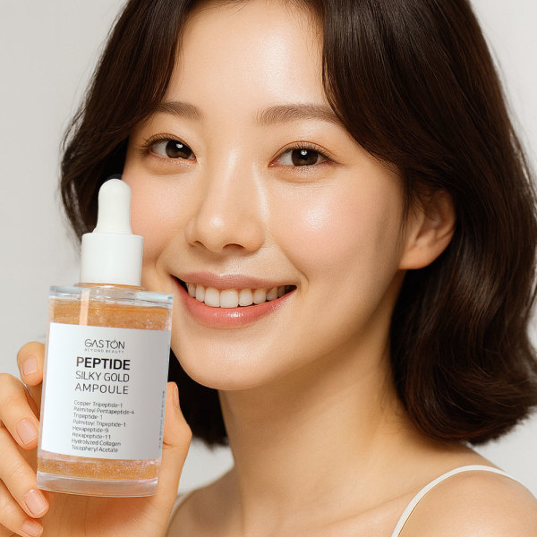[오늘출발]게스통 펩타이드 실키 골드 앰플 70ml 미백 주름개선 금빛 펩타이드 메마른 피부에 활력과 윤기를