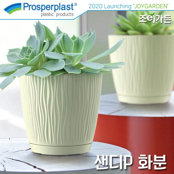 [오늘출발]Prosperplast 샌디P 화분 (받침포함) DSY190P