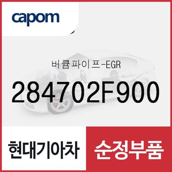 맥스  현대모비스 버큠파이프-EGR 284702F900 올뉴 카니발 더뉴 카니발 크루즈 올뉴 투싼TL 더뉴 투싼TL 더 S