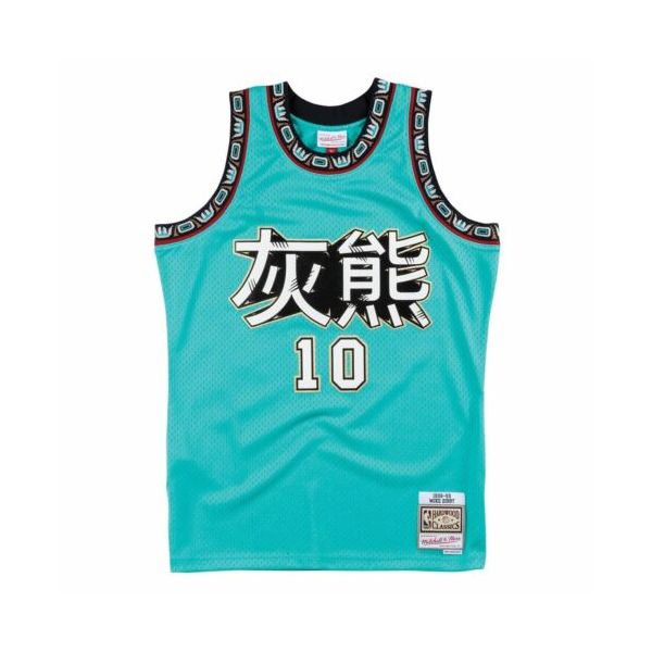 미첼앤네스 남자 NBA CNY Swingman 져지 민소매 나시 Grizzlies 98 Mike Bibby 989938