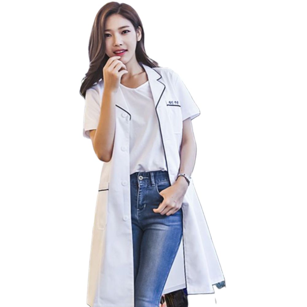 여의사 의사가운 병원 약국 치과 병원복 실험 물리치료사 해외 당일 출고 // 빠른 배송