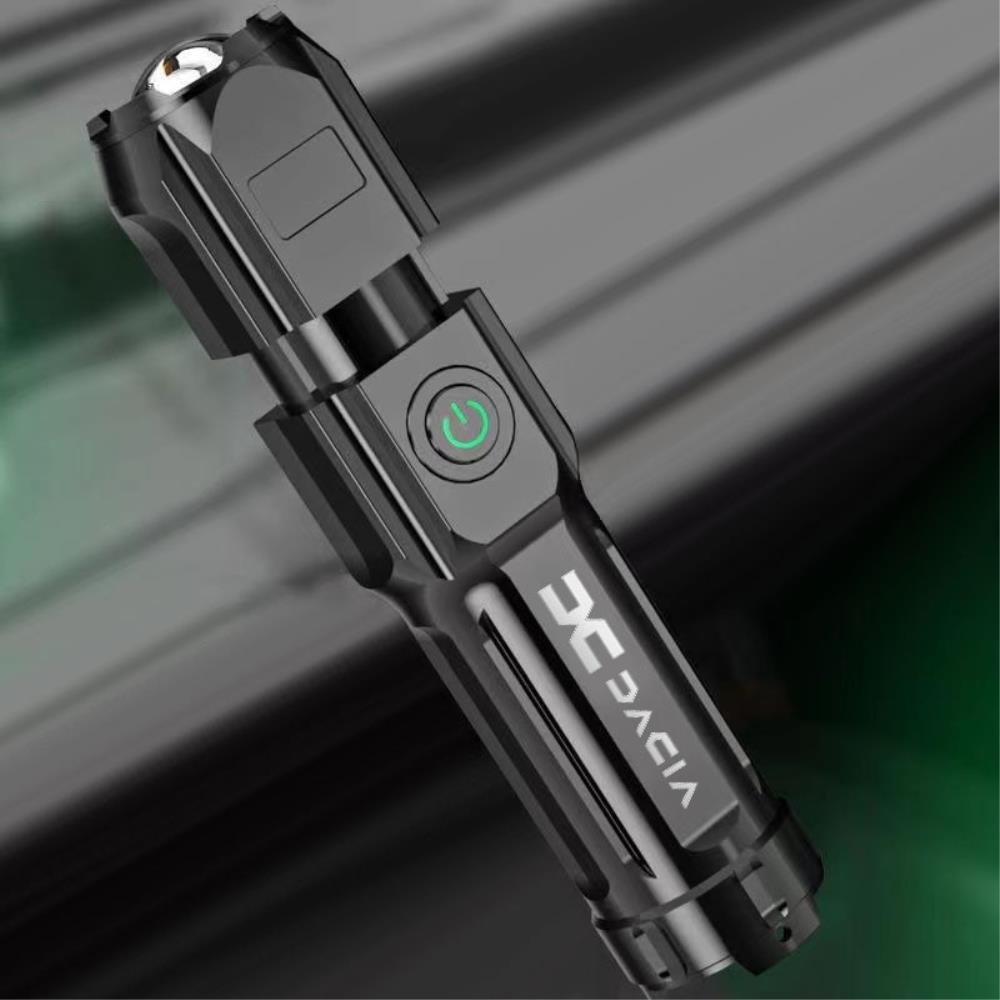 자동차 손전등 강한 빛 고출력 USB 충전식 줌 Dacia duster 스프링 로건 산 데로 조깅 lodgy bigster dokke