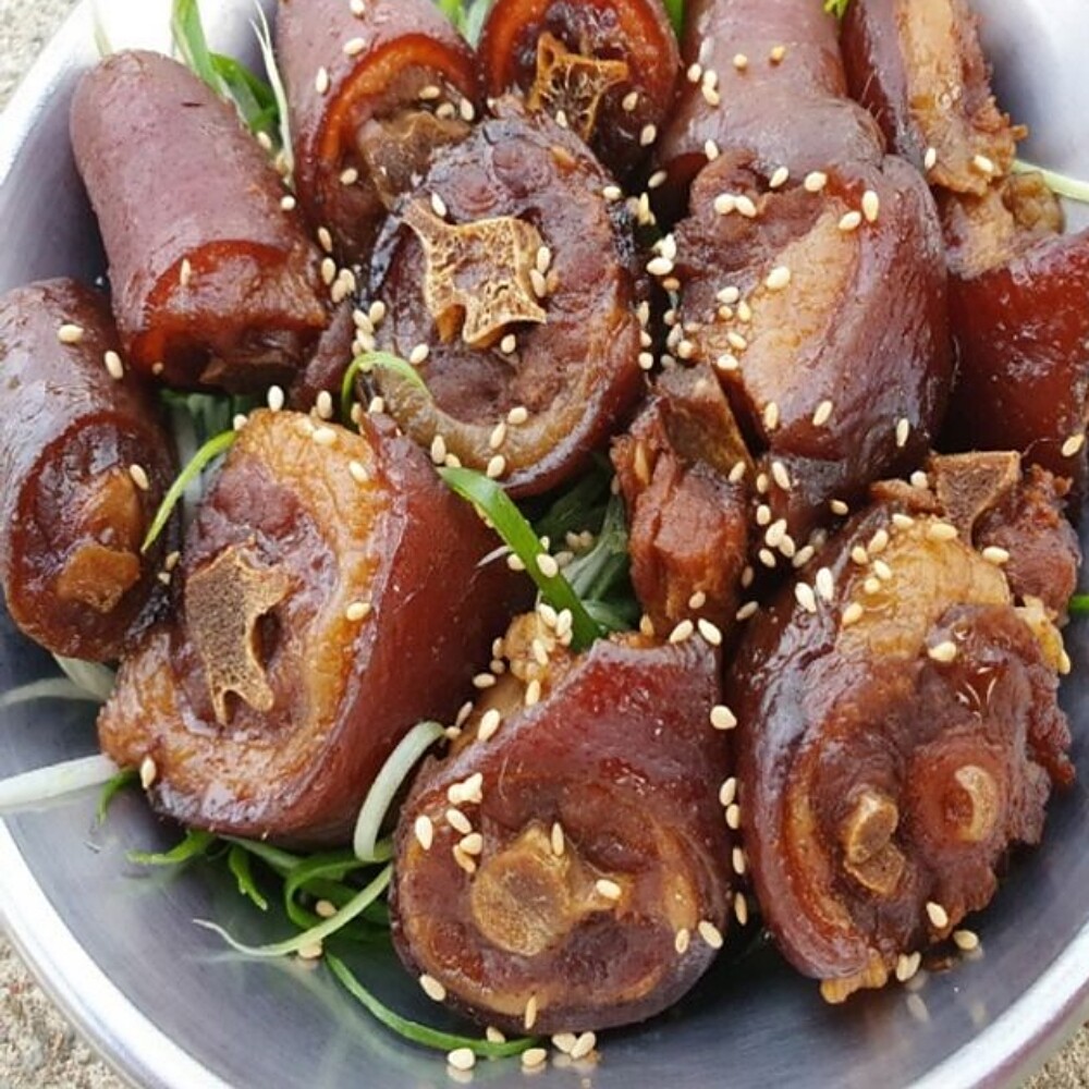족발 고기 모든순간 돼지꼬리 구이 300g 캠핑