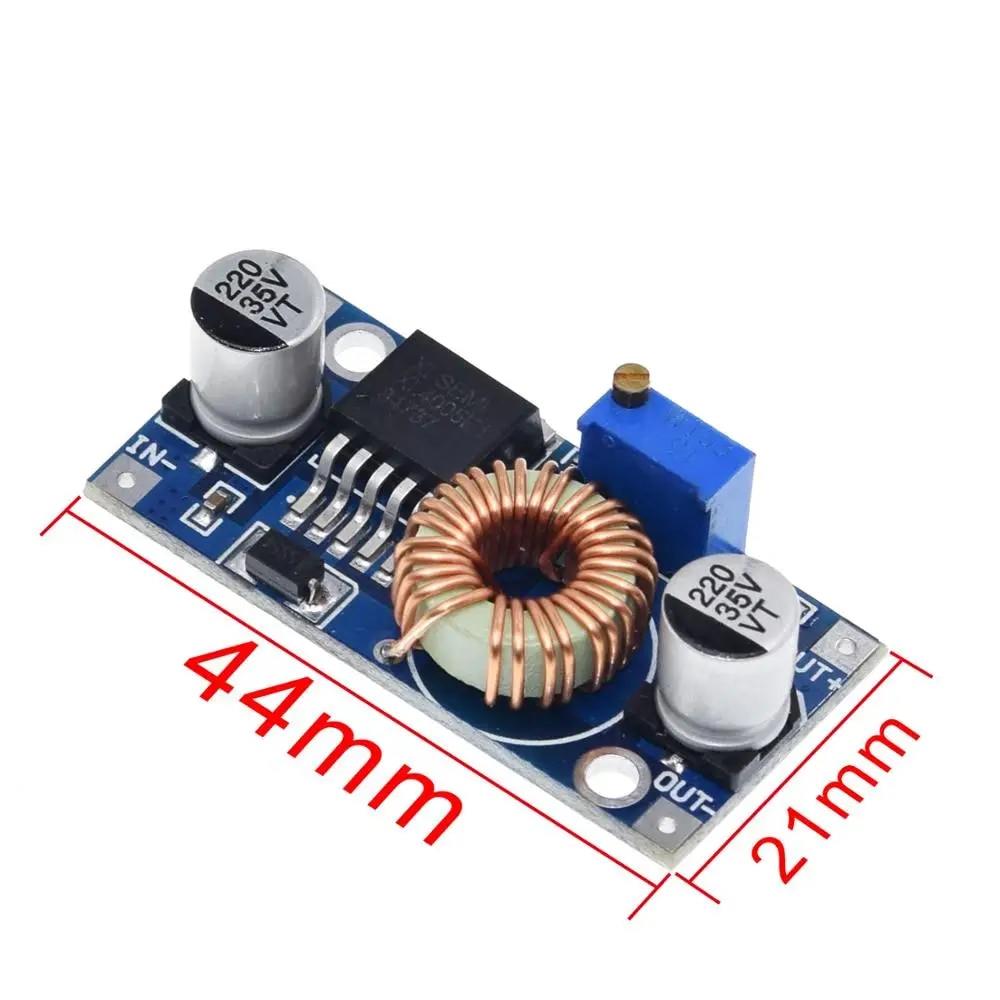 아두이노 TZT XL4005 DSN5000 Beyond LM2596 DC-DC 조정 가능 스텝 다운 5A 전원 공급 장치 모듈 대전류 대