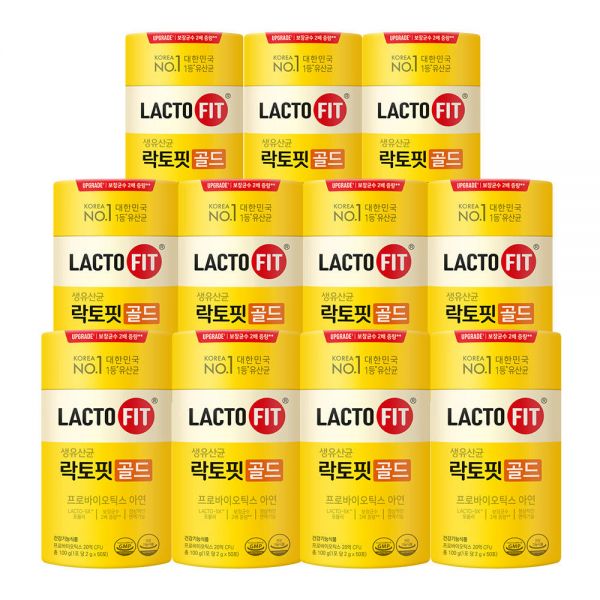 락토핏 네이버 전용 종근당건강 락토핏 골드 11통(550포) / 20억 생유산균