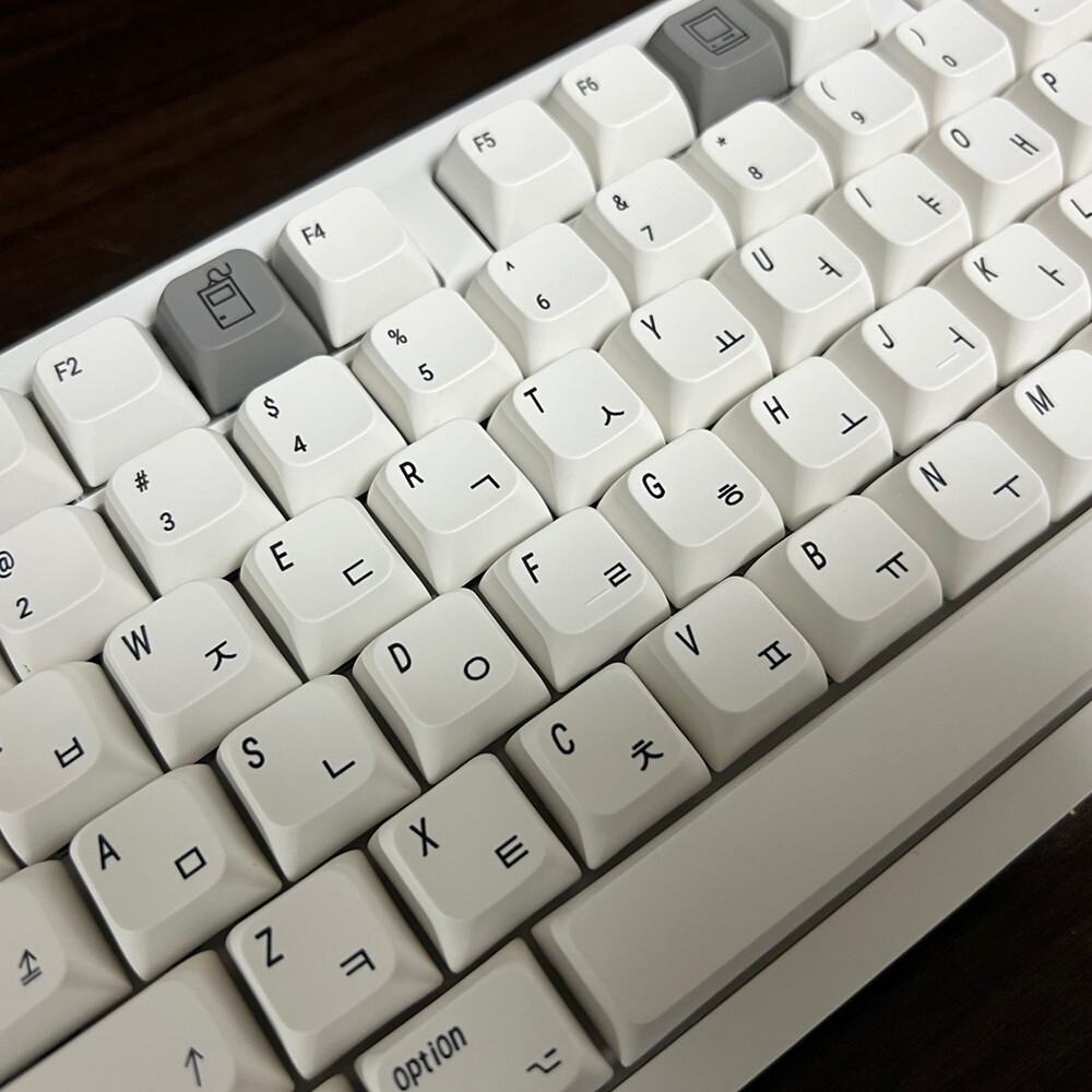 [오늘출발] 애플키캡 한글 기계식 키보드 염료승화 XDA PBT 키캡