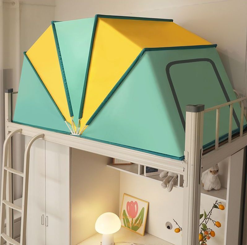 접이식 이층침대 텐트 2층 난방 돔텐트 방한 동굴 실내 수면 기숙사 하우스 침대텐트 보온 암막