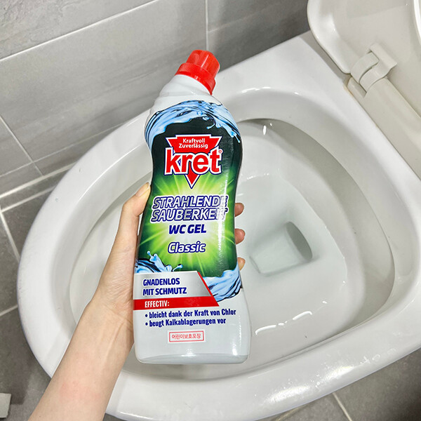 [오늘출발] 크렛 크렛 변기 세정제 750ml 4개 무료배송 / 강력한 세정제 악취제거