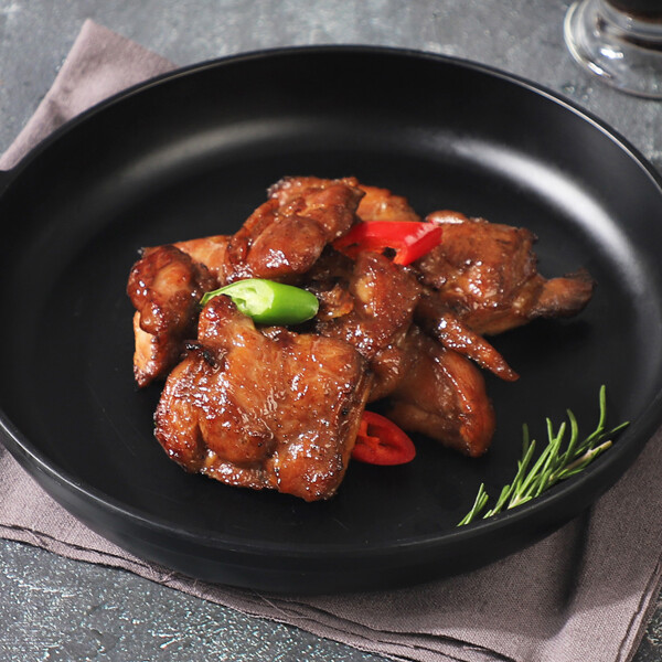 [한솔라이프]한솔 (현대Hmall)춘천식닭갈비 통닭다리로 만든 순살 간장닭갈비 600g x 4팩 (총2.4kg)