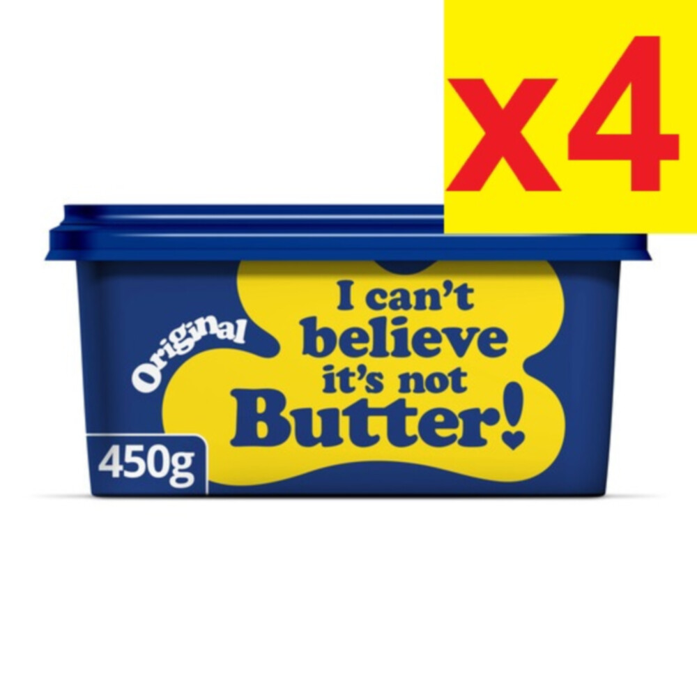 영국발송 450G 4개 아이 캔트빌리브 잇츠 낫 버터 오리지널 스프레드 식물성 오일