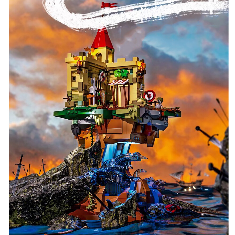 [호환] 중국 호환 레고 중세기 절벽의 성 블록 장난감