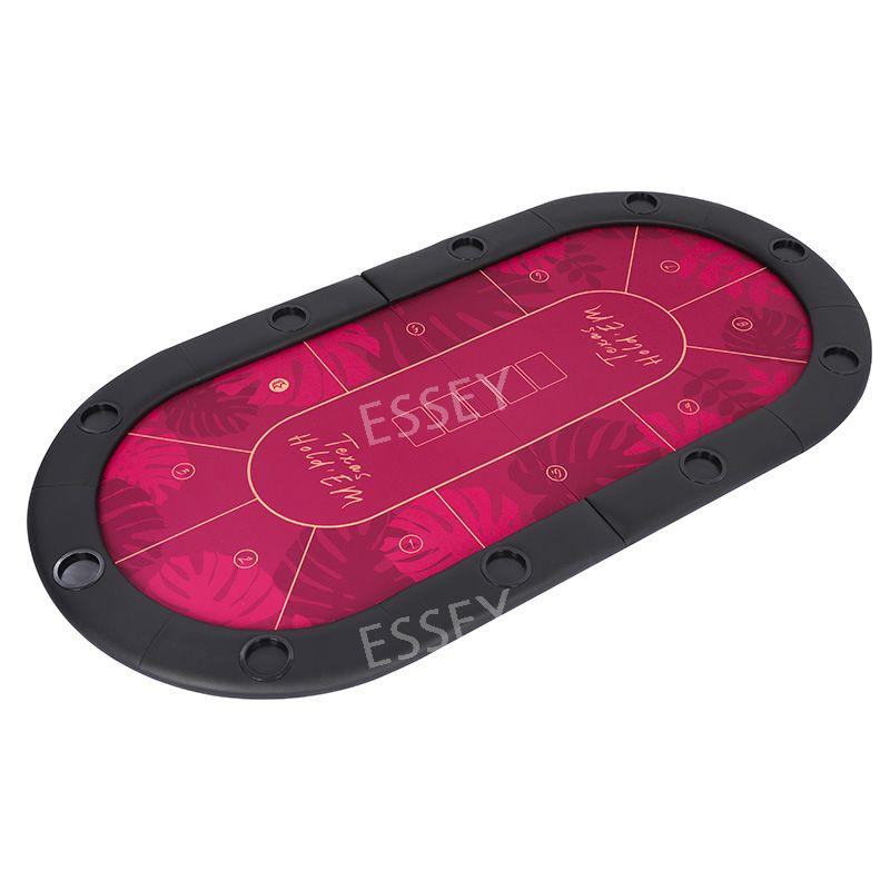 타원형테이블 텍사스 홀덤 카드게임테이블 데스크탑 접이식 카드 B. 2 x 1m