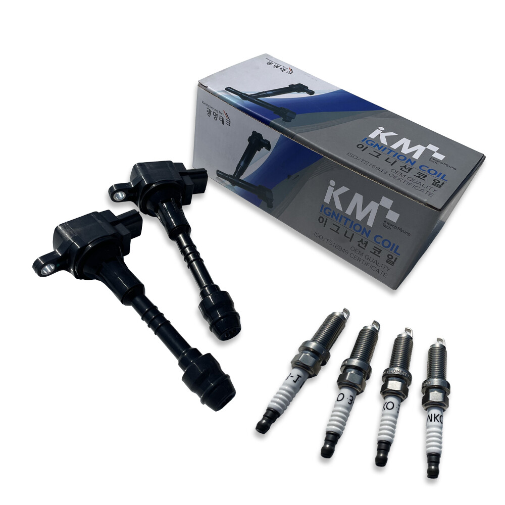 [오늘출발] KM 점화코일 점화플러그 뉴SM5 L43 라구나 플래티넘 노바 TCE 10년~19년 //1대분