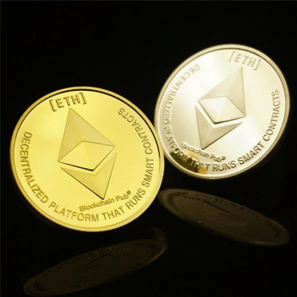(3일내 배송) 이더리움 데코 기념 장식 주화 가상암호화폐 Ethereum X ( 10매입 )