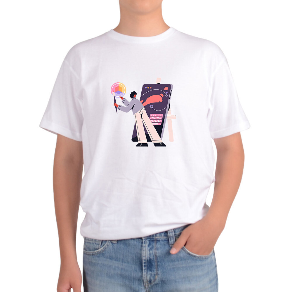 남여 반팔티 온라인강좌 취미생활 SNS 나홀로 디지털족 U072