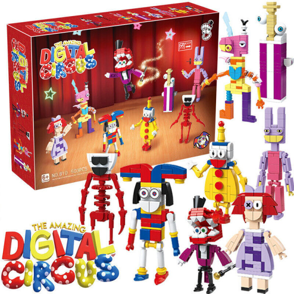 [오늘출발] 디지털서커스 블럭 8종 어메이징 호환레고 8세트 폼니 갱글 래거사 주블 카우프모 amazing digital circus