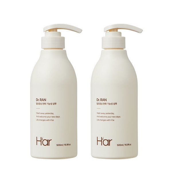[오늘출발] 닥터란 닥터란 기능성블랙 계란 샴푸 2개 500ml