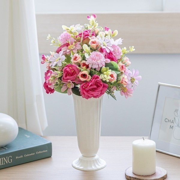 [오늘출발] 플라워트리 완제품 성묘조화 성묘꽃 9종 묶음 산소꽃 국화 납골당 한정특가 / 추모 꽃 영면 리본