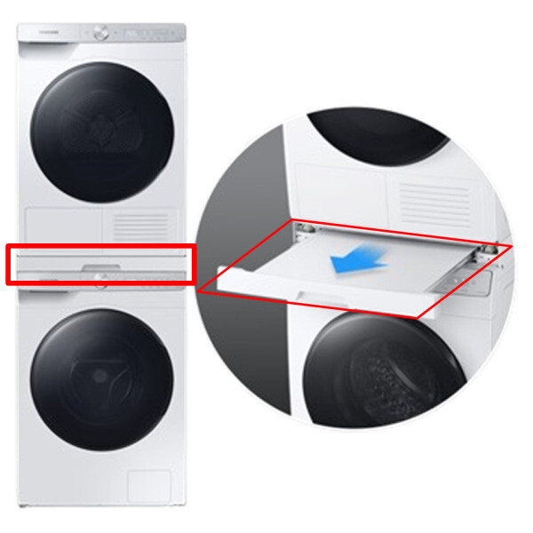 [오늘출발] 삼성전자 삼성 9 건조기 상단 설치 키트 SKK-UUW 소형 세탁기용 WW12T504DTW WW13TP44DBH