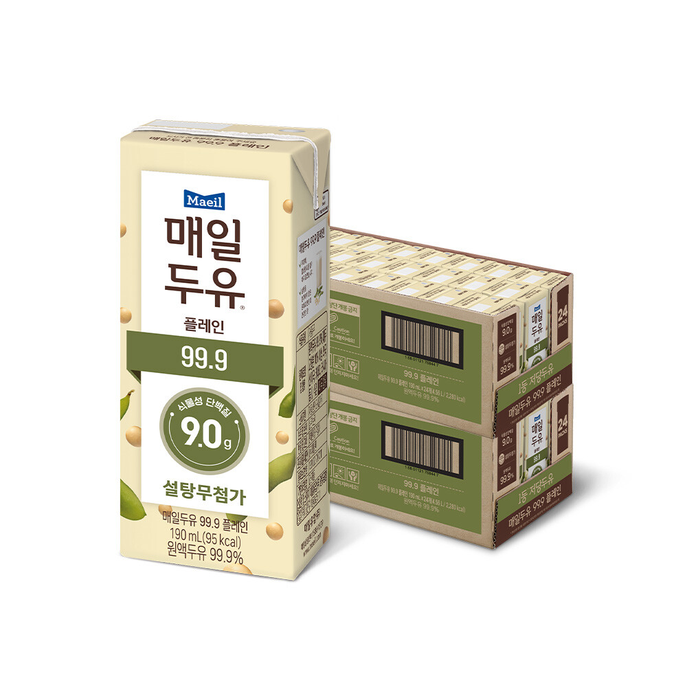 [스마일배송] 매일유업 매일두유 99.9 190ml 48팩