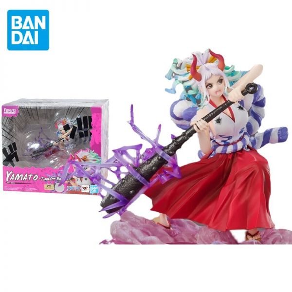 반다이 오리지널 원피스 피규어 제로 야마토 액션 장난감 어린이 선물 소장 모델 장식 인형