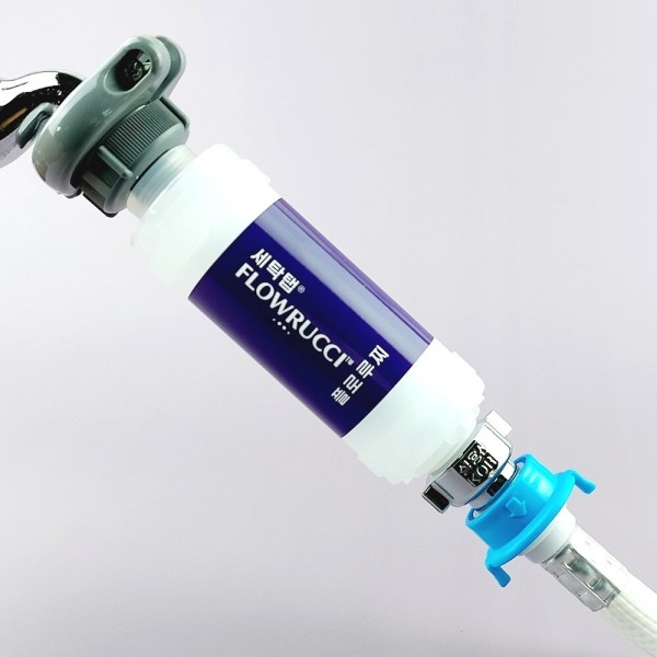 [엠큐더블유][오늘출발] 플로루찌 세탁 수도꼭지 필터 연결 부속 녹물염소 필터로서 물때석회 완벽제거