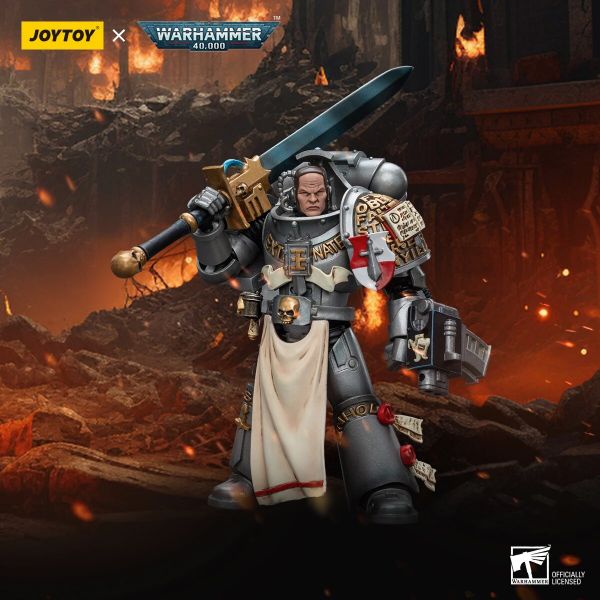 조이토이 앤 워해머 40000 그레이 나이트 스트라이크 스쿼드 저스티카 액션 피규어 무료 배송 모델 장난감