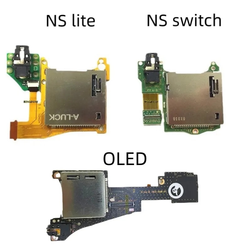 [오늘출발]헤드폰 잭 포트 게임 카드 리더 교체 NS 스위치 NS 라이트 OLED 콘솔 카트리지 슬롯 수리 부품 무료 배송