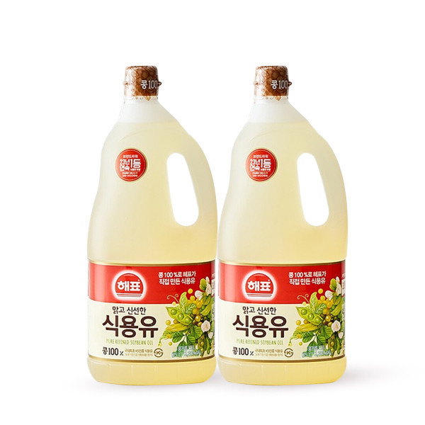 [오늘출발] 사조해표 해표 식용유 1.5L x2개/콩기름