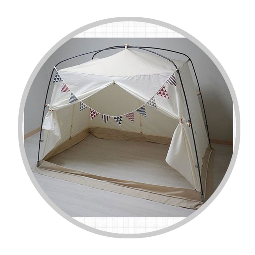 모두 모여 따뜻하게 사용하는 킹 사이즈용 난방텐트/난방비절약/보온용텐트/거실텐트/난방텐트/텐트/겨울텐